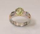 Chrysoberyl Ring ** with a hidden Diamond